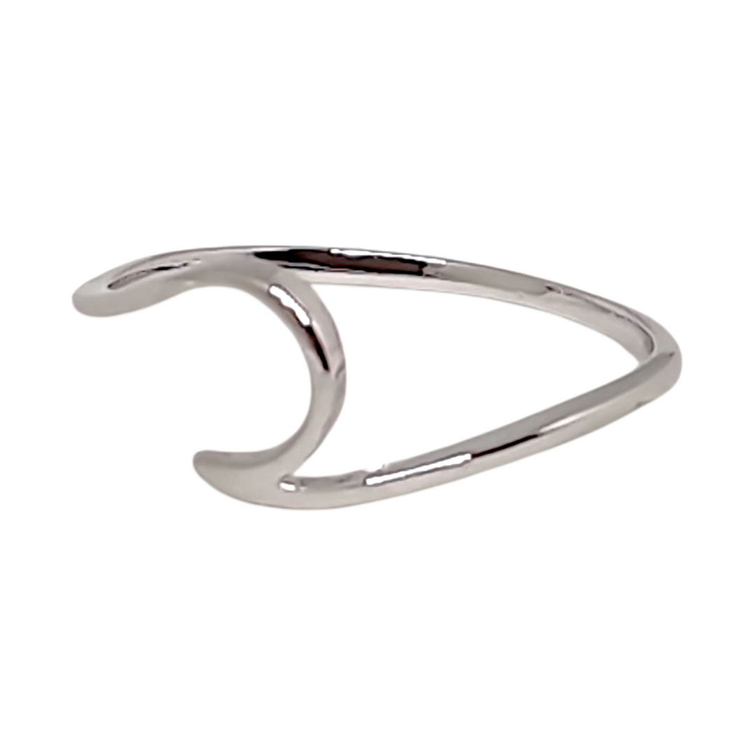 Anillo Olas Platino