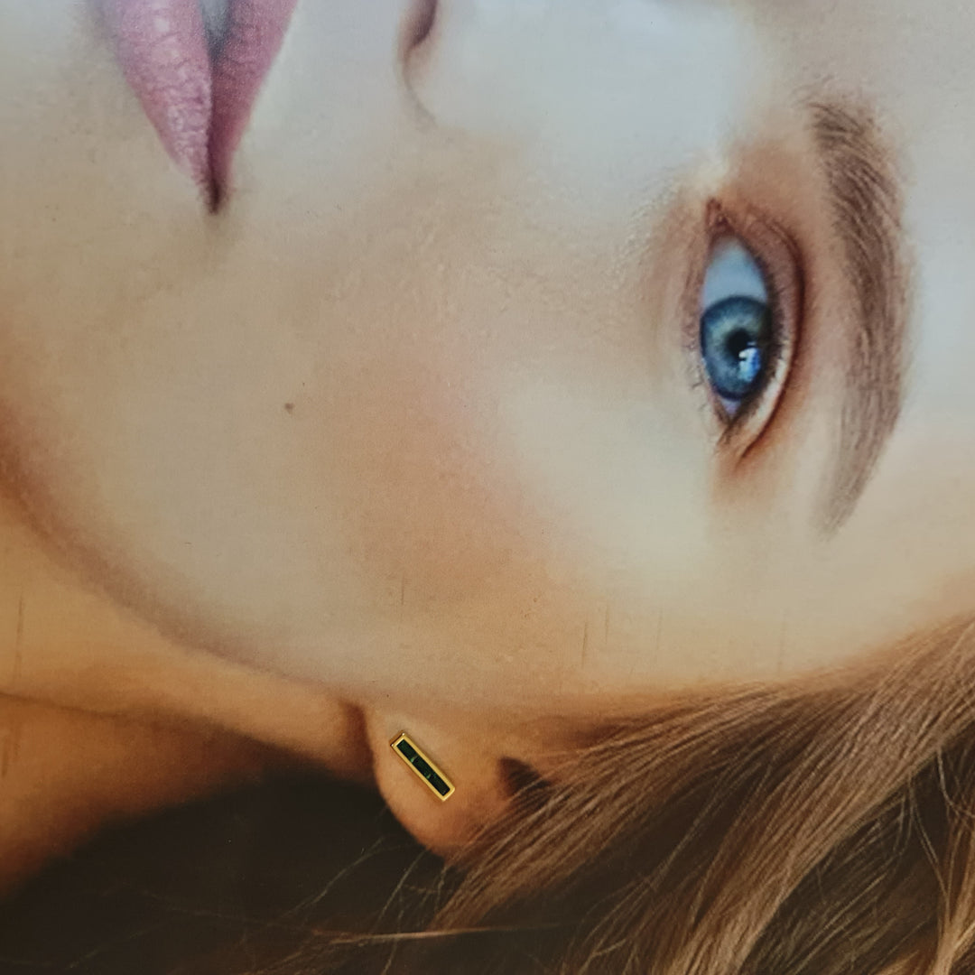Aros Fernanda Esmeralda Oro
