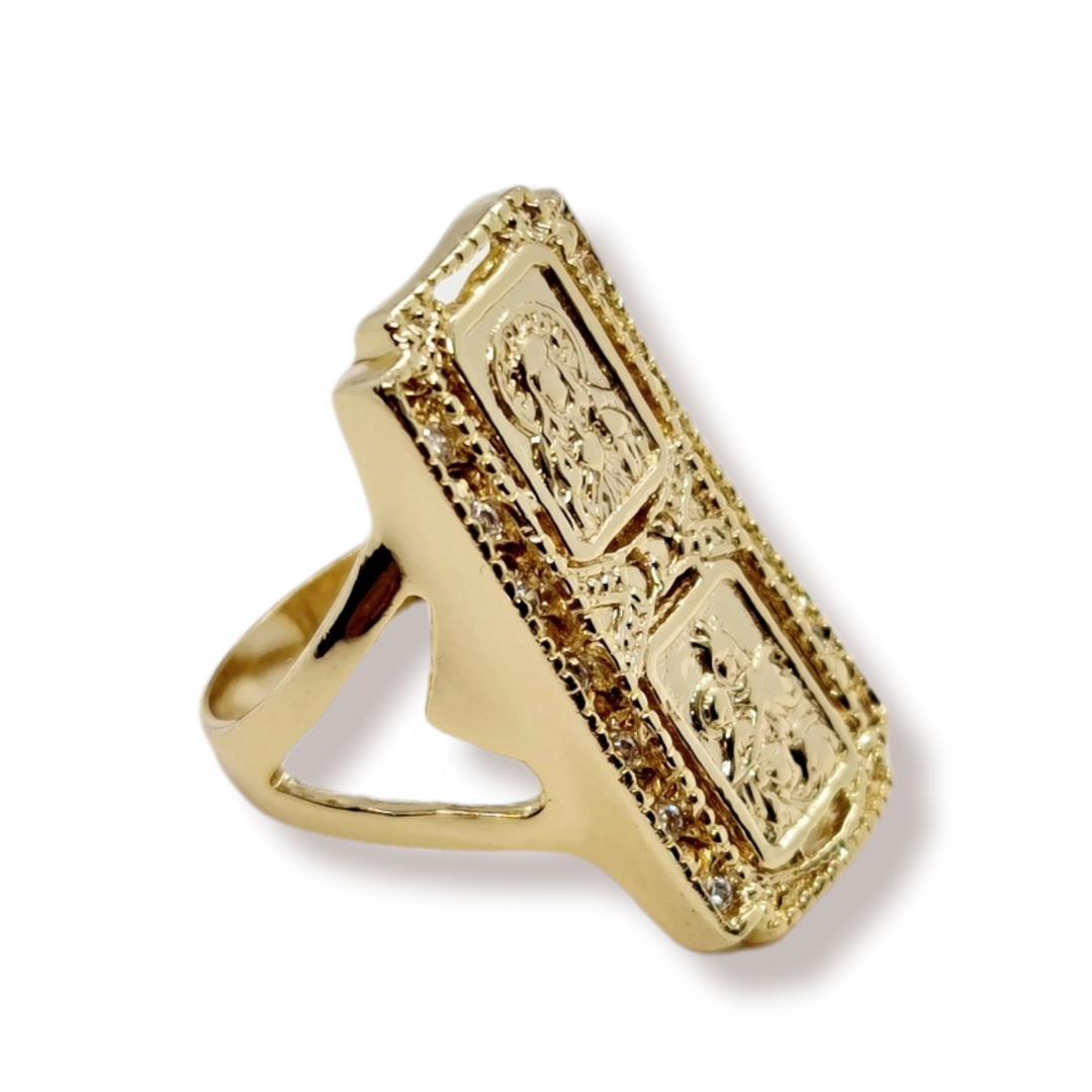 ANILLO ESCAPULARIO ORO