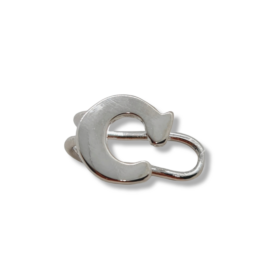 EARCUFF INICIALES PLATINO