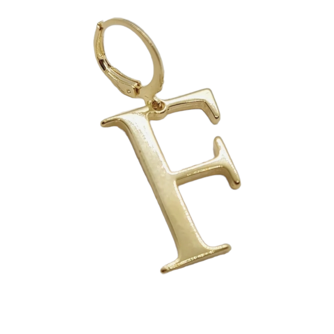 COLGANTE INICIALES "F" ORO